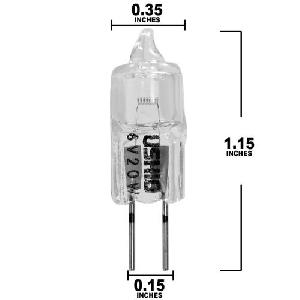 LAMPARA USHIO FHE ESB 20W 6V BIPIN HALOGEN LAMP