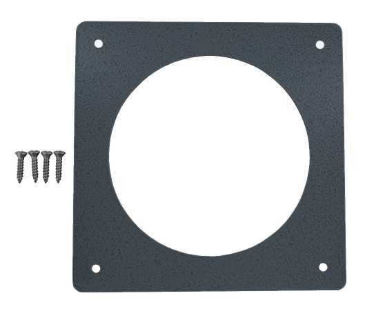 Soporte de aluminio plano para montaje empotrado - ELICROM