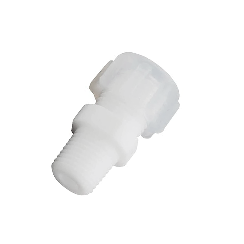 Montaje de tubo, Kynar (PVDF), ajuste de compresión de 3/4 pulgadas para sensores de la serie 3422