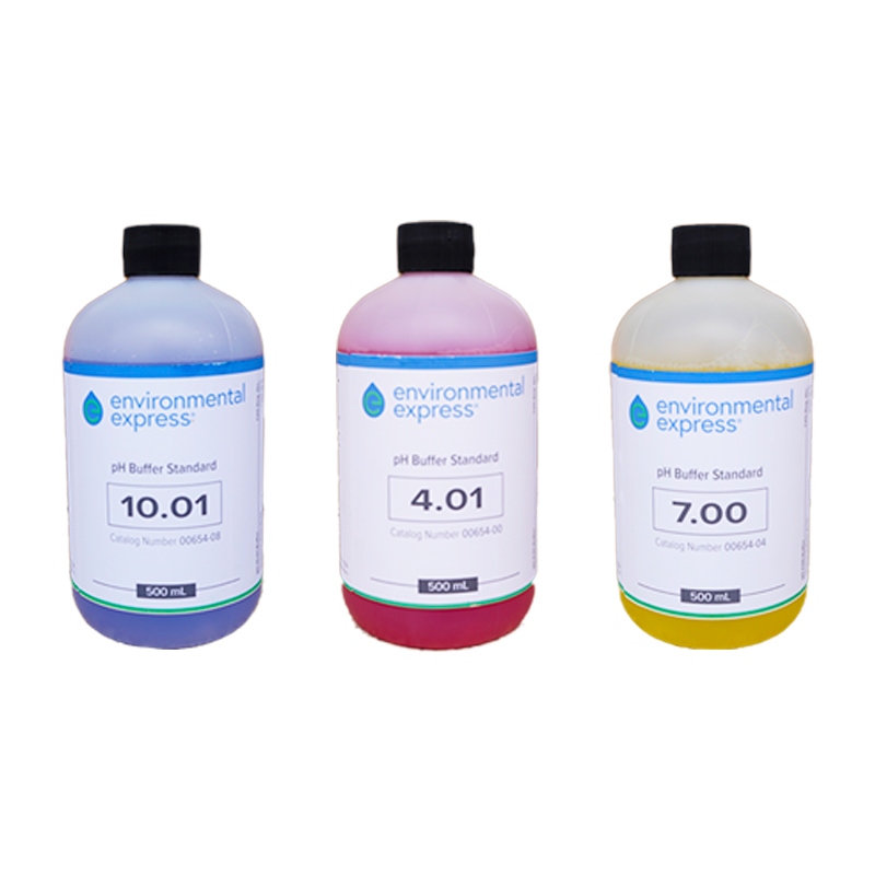 Kit de Buffer para pH 4.01, 7.00 y 10.01, 500 ml