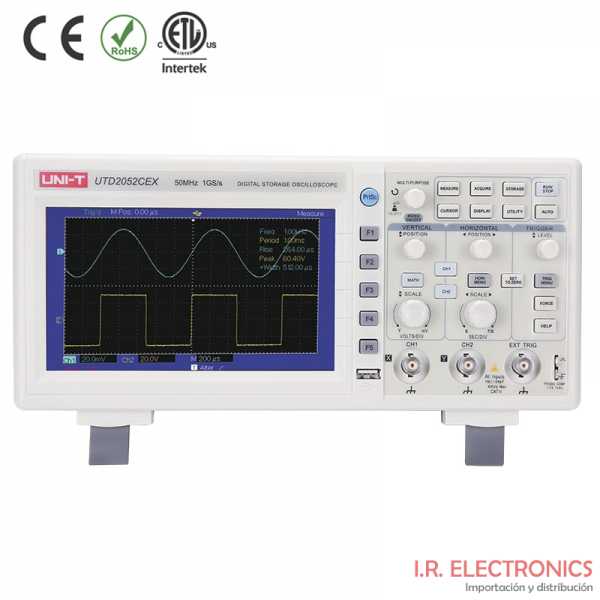 Osciloscopio digital 50MHZ - ELICROM