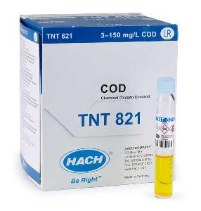 Prueba de vial TNTplus de demanda química de oxígeno (COD), LR (3-150 mg/L COD) pk/25