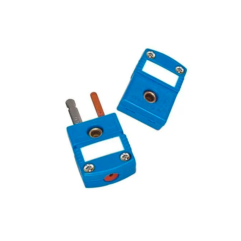 Conectores de termopar en miniatura pin plano con escritura en ventana