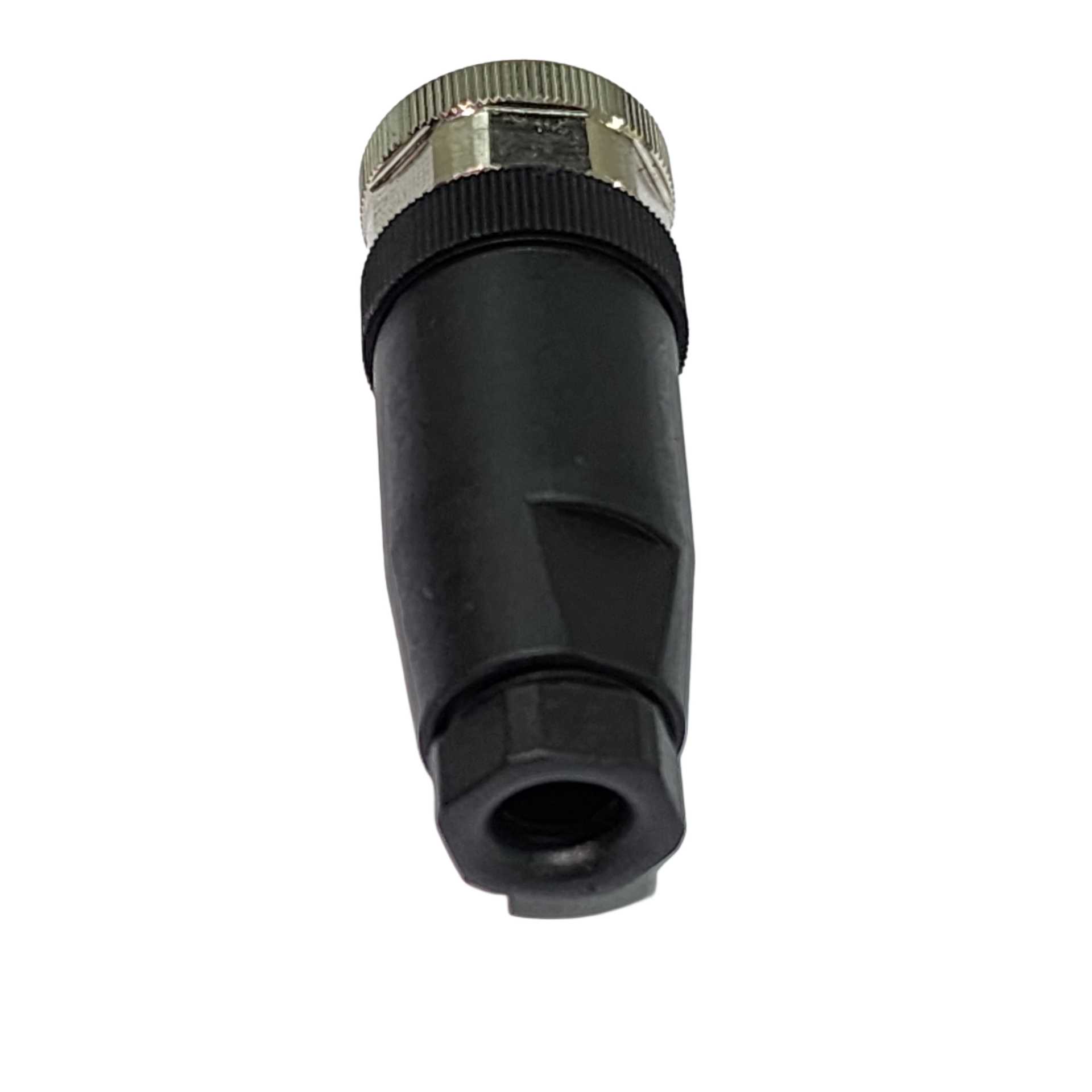 Conector recto M12 hembra tipo A, de 5 contactos sin apantallamiento para PG7