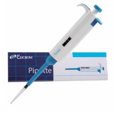 Pipetas mecánicas Elicrom fija de un solo canal 200 UL