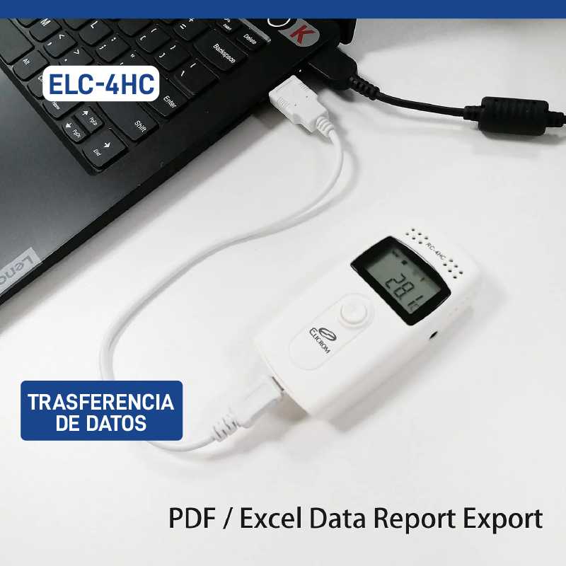Datalogger de temperatura y humedad con sonda externa - Imagen 3