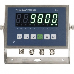 Indicador de peso con pantalla LED modelo T9 con RS232 y RS485 - ELICROM