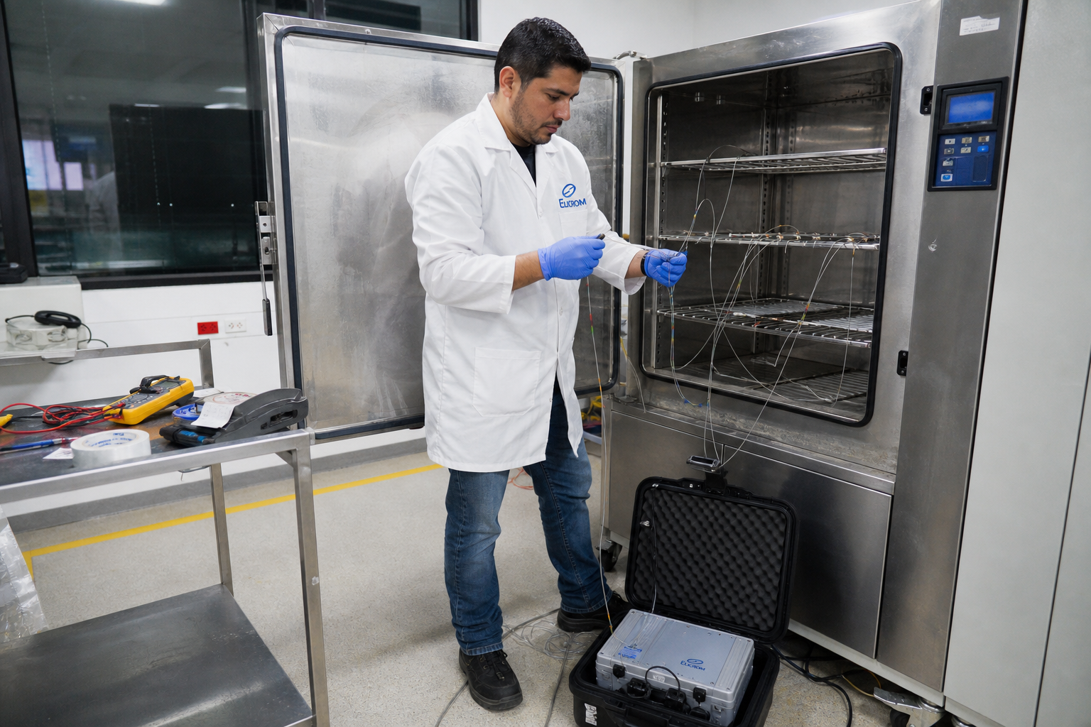 Baño termostático, autoclave, estufa e incubadora para calibración de medios isotérmicos