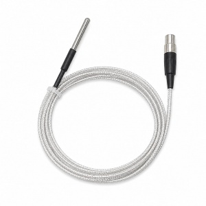 Sensor de temperatura externo PT1000 para datalogger TP500, incluye 2.5 metros de cable