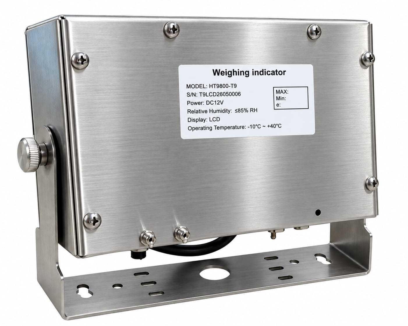 Indicador de peso con pantalla LED modelo T9 con RS232 y RS485 - ELICROM